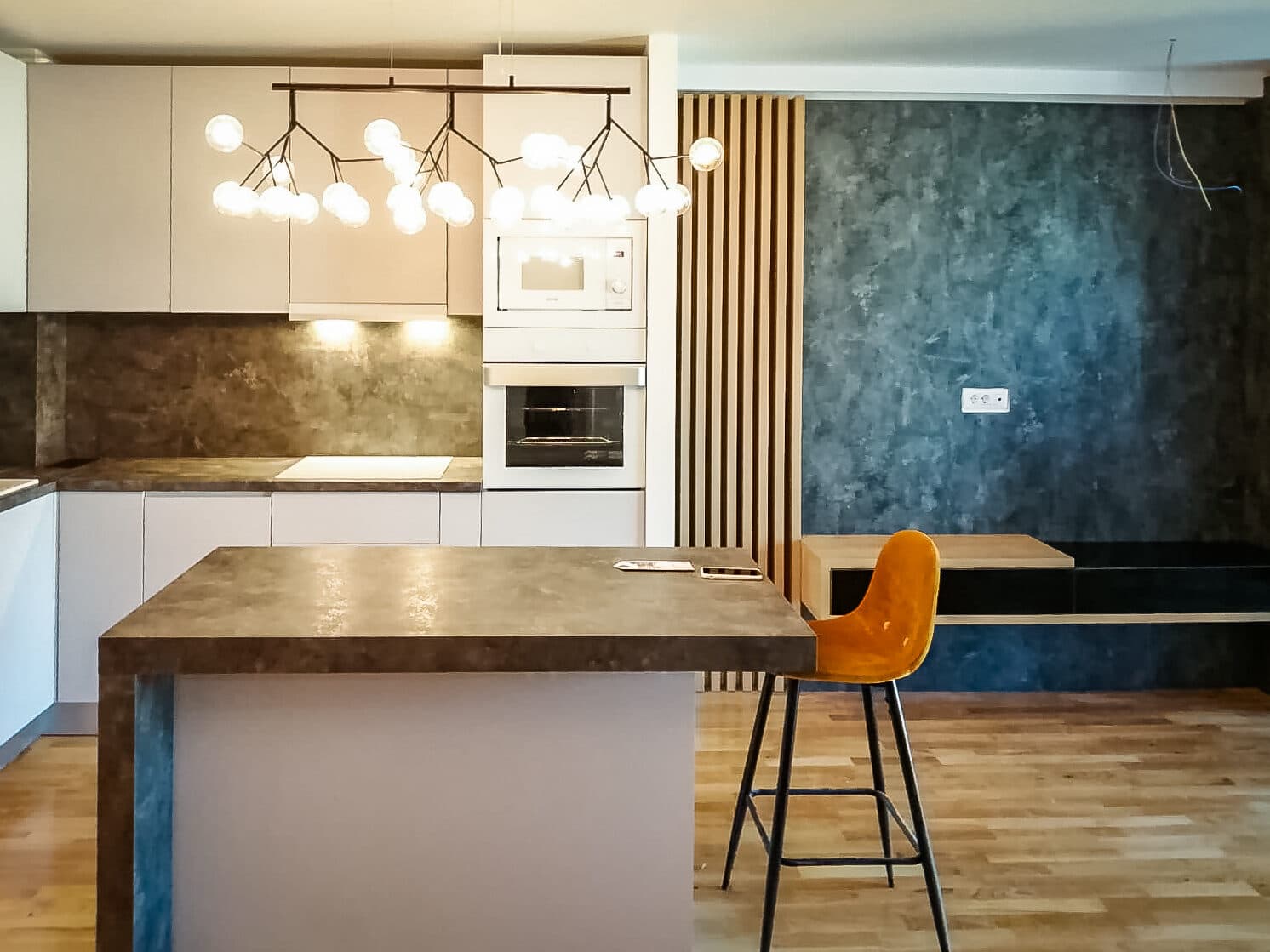 Kitchen island, private residence Bucharest