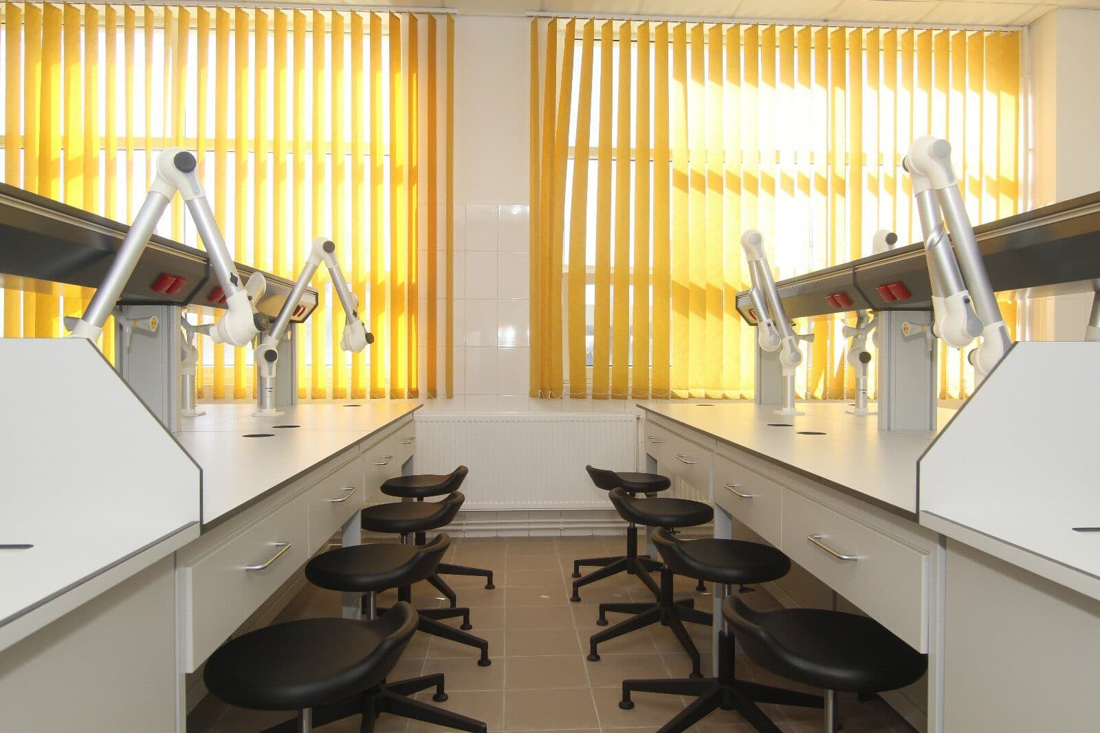 Research lab — technical furniture, Land Forces Academy Sibiu